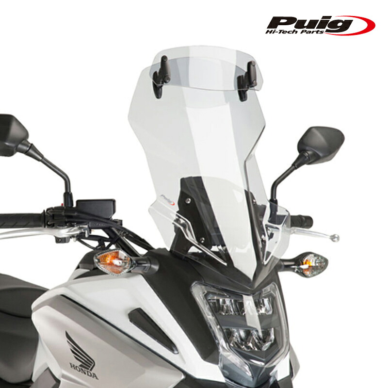 Puig 8911W SCREEN TOURING with Multi Regulable [CLEAR] HONDA NC750X (16-20) プーチ スクリーン カウル