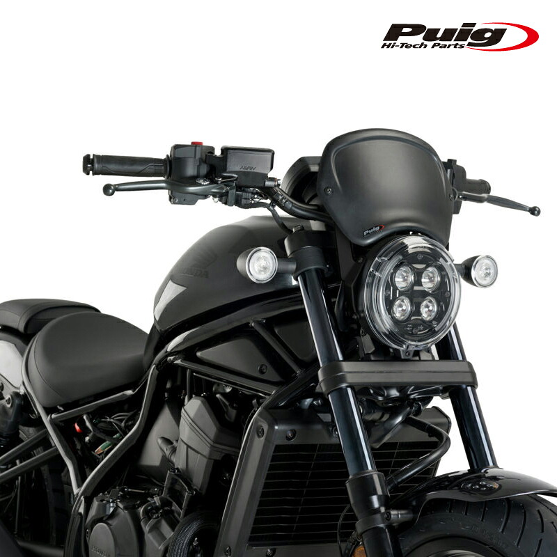 送料無料】Puig 20821J FRONT PANEL [MATT BLACK] HONDA CMX 1100