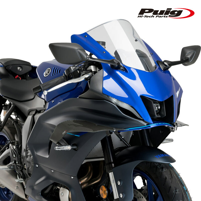 Puig 21223C DOWNFORCE RACE SIDE SPOILERS [CARBON LOOK] YAMAHA YZF-R7 (22-25) プーチ サイドダウンフォーススポイラー