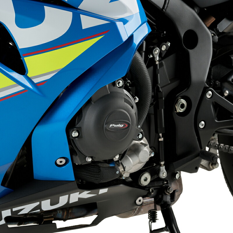 Puig 21517N ENGINE COVER TRACK FOR CHAMPIONSHIP [BLACK] SUZUKI GSX-R1000(17-21) GSX-R 1000 R(17-21) プーチ エンジン ケ－スカバ－ FIM承認タイプ 18,788円