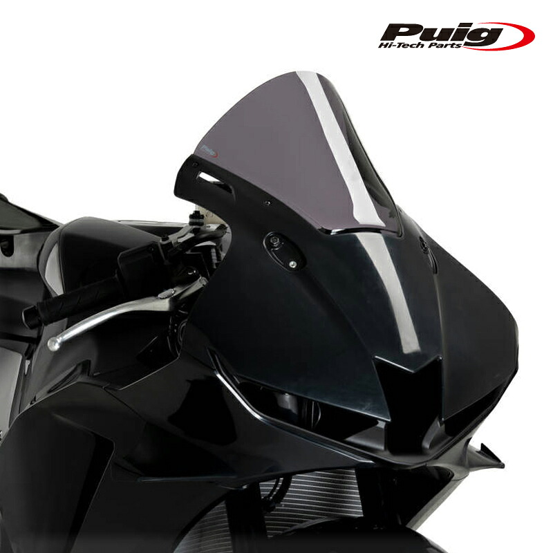 Puig 21523F R-RACER SCREEN [DARK SMOKE] HONDA CBR600RR(23-25) プーチ レーシング スクリーン
