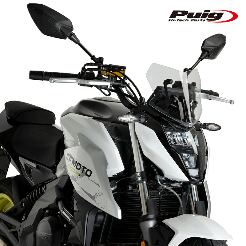 Puig 21653W WINDSHIELD NEW GENERATION SPORT [CLEAR] CFMOTO 650 NK(21-24) プーチ ニュージェネレーションNKスクリーン｜RAMBUTAN