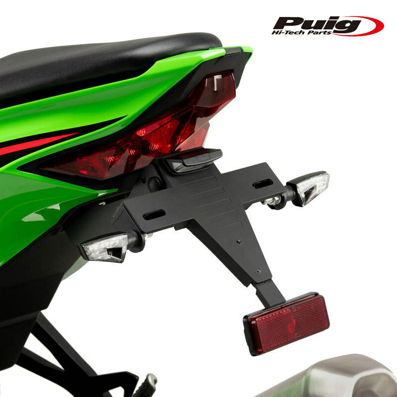 Puig 21836N LICENSE SUPPORTS Kawasaki ZX-4R NINJA (24-25) ZX-4RR NINJA (24-25) ZX-25R NINJA (24-25) プーチ ライセンスサポート 13,774円