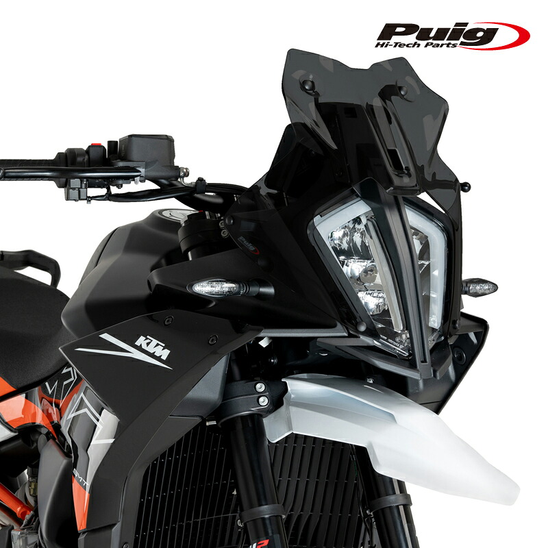 Puig 21868F RACING SPORT SCREEN [DARK SMOKE] KTM 890 SMT(23-24) プーチ スクリーン カウル｜RAMBUTAN
