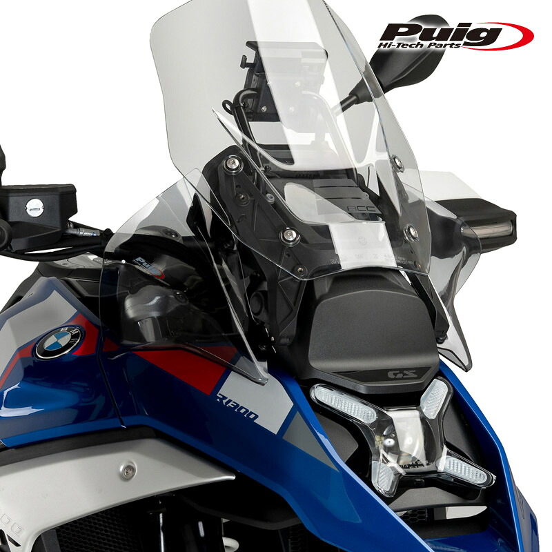 Puig 21896H UPPER DEFLECTORS [SMOKE] BMW R1300GS (23-25) R1300GS TRIPLE BLACK (23-25) プーチ アッパーディフレクター