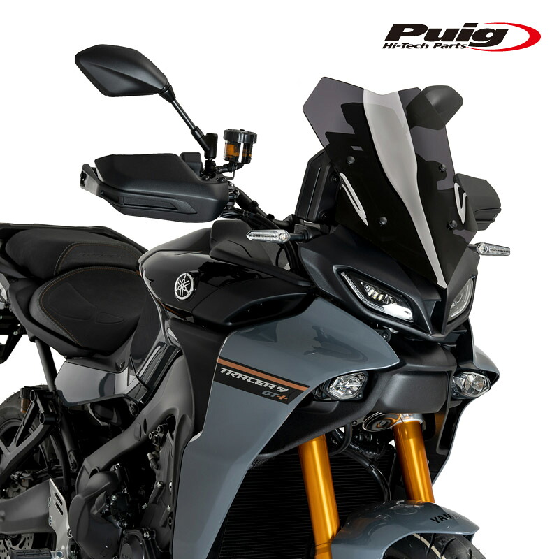 Puig 21967F RACING-Sport SCREEN [DARK SMOKE] YAMAHA TRACER 9 (21-24) YAMAHA TRACER 9 GT (23-24) プーチ スクリーン カウル