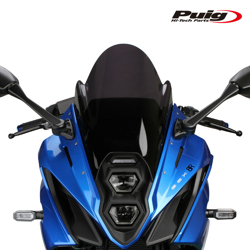 Puig 21972F Z-RACING SCREEN [DARK SMOKE] SUZUKI GSX-8R(24-25) プーチ スクリーン カウル