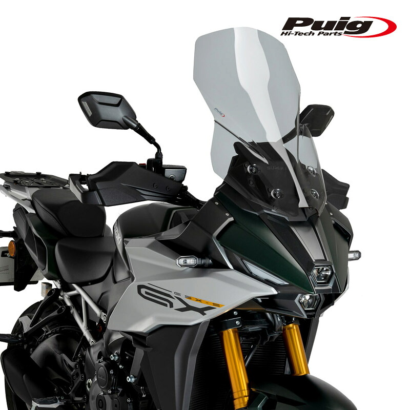 Puig 21988H SCREEN TOURING [SMOKE] SUZUKI GSX-S1000GX(24-26) GSX-S1000GX SPORT/TOURING(24-25) プーチ スクリーン カウル｜RAMBUTAN