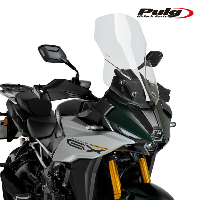 Puig 21988W SCREEN TOURING [CLEAR] SUZUKI GSX-S1000GX(24-26) GSX-S1000GX SPORT/TOURING(24-25) プーチ スクリーン カウル｜RAMBUTAN