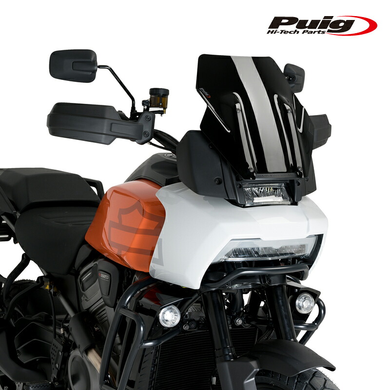 Puig 20841N SPORT SCREEN [BLACK] Harley-Davidson PAN AMERICA RA1250(21-23) プーチ スクリーン カウル｜RAMBUTAN