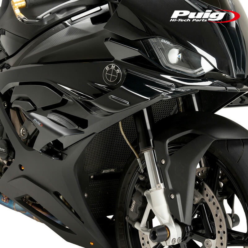 Puig 21570J DOWNFORCE RACE SIDE SPOILERS [MATT BLACK] BMW S1000RR (23-24) プーチ サイドダウンフォーススポイラー
