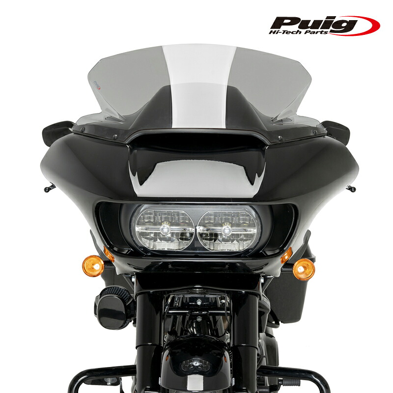 Puig 21723H HIGH-ROAD TOURING SCREEN [SMOKE] HARLEY DAVIDSON CVO ROAD GLIDE CUSTOM FLTRXSE(12-13/18) プーチ スクリーン カウル