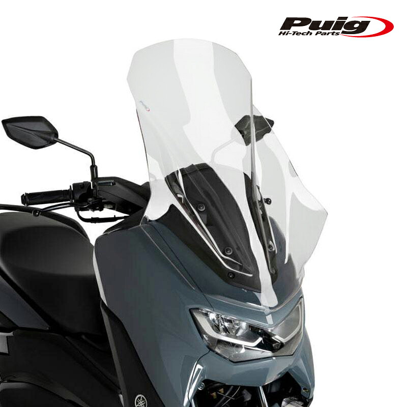 Puig 21802W V-TECH LINE [CLEAR] YAMAHA NMAX 125 (21-25) NMAX 125 TECH MAX 25 プーチ ツ－リングスクリーン