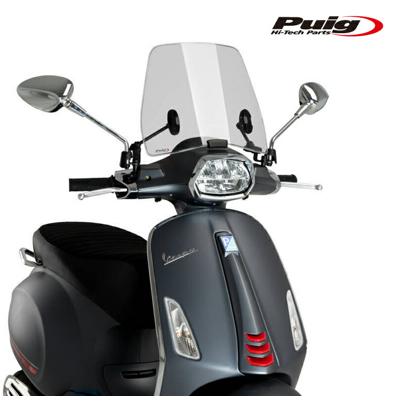 Puig 21949H WINDSHIELD TRAFIC [SMOKE] VESPA SPRINT 125 IGET ABS (21-24) プーチ ウインドスクリーン トラフィック 9,177円