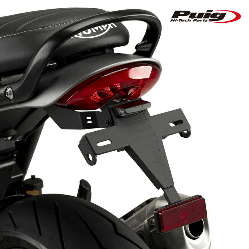 Puig 22128N FENDERLESS KIT [BLACK] TRIUMPH SCRAMBLER 400X (24-25) SPEED 400 (24-25) プーチ ライセンスサポート