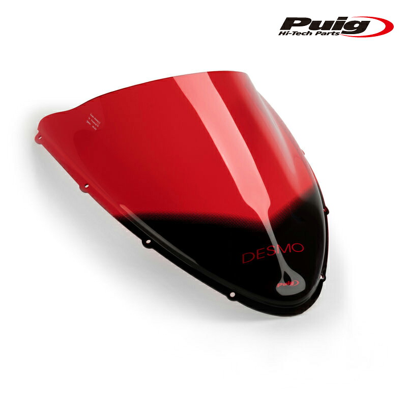 Puig 4667R RACING-SCREEN [RED] DUCATI/S 1098 (07-08) 1198/R/S (09-11) 848 EVO(11-23) プーチ スクリーン カウル