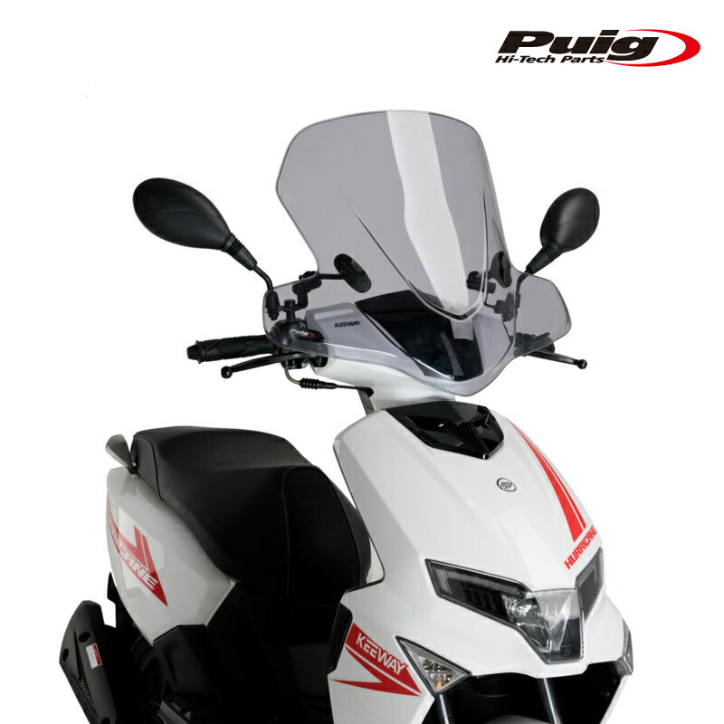 Puig 21647H WINDSHIELD CITY TOURING [SMOKE] KEEWAY HURRICANE 50 (21-23) プーチ ウインドスクリーン シティツーリング 15,040円