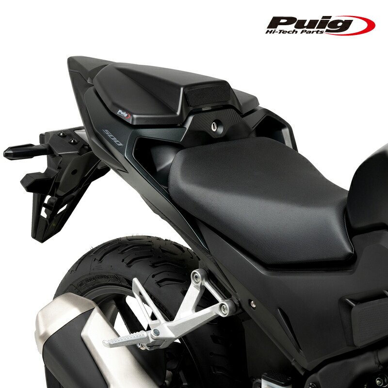 Puig 21705J REAR SEAT COWLS [MATT BLACK] HONDA CB400/500 HORNET (24-) CB750 HORNET (23-) プーチ リアシート カウル