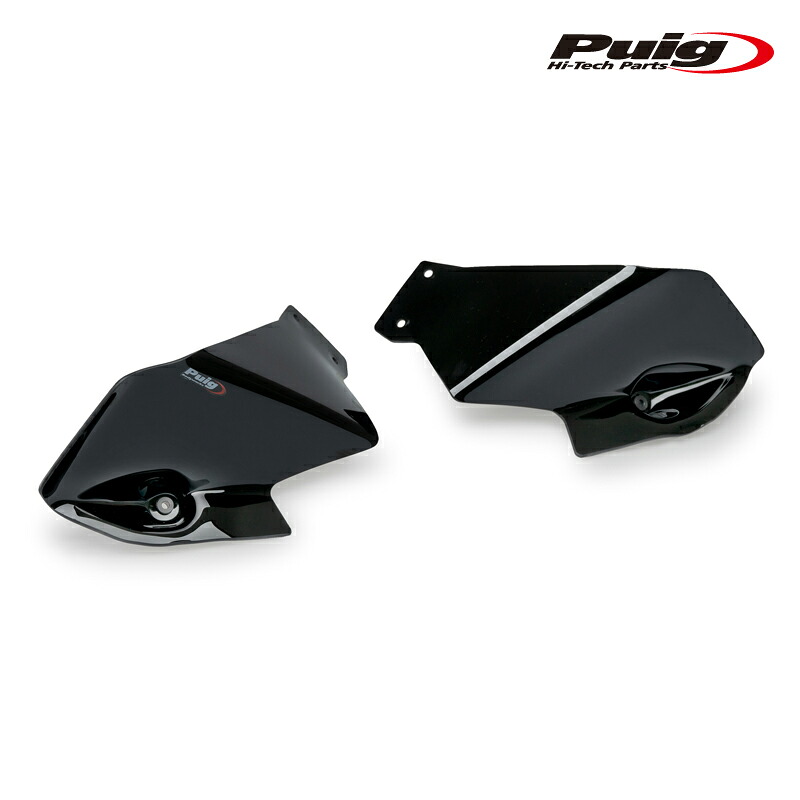 Puig 21772N EXTENDED FRONT DEFLECTORS [BLACK] QJ SRT 550 ON ROAD(23-24) プーチ フロント デフレクター