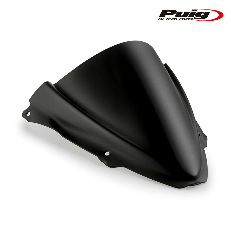 Puig 21831J Z-RACING SCREEN [MATT BLACK] Kawasaki ZX-6R (24-25) プーチ スクリーン カウル｜RAMBUTAN