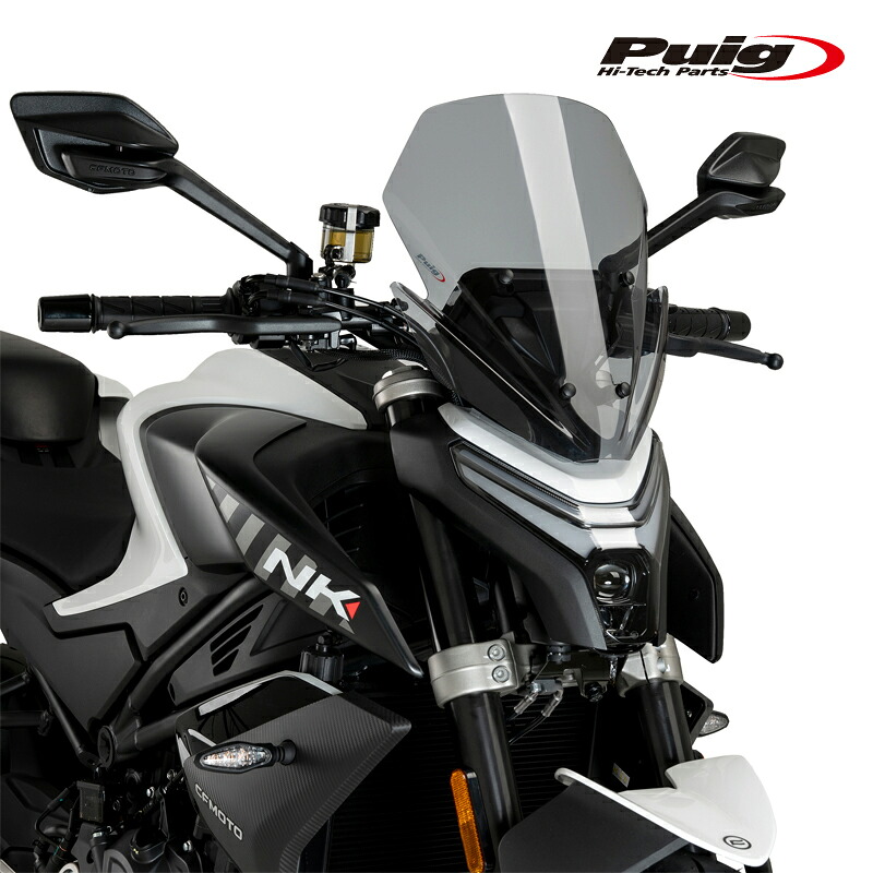 Puig 21866H NEW GENERATION SPORT [SMOKE] CFMOTO 450 NK (23-24) プーチ　NKスクリーンSPORT