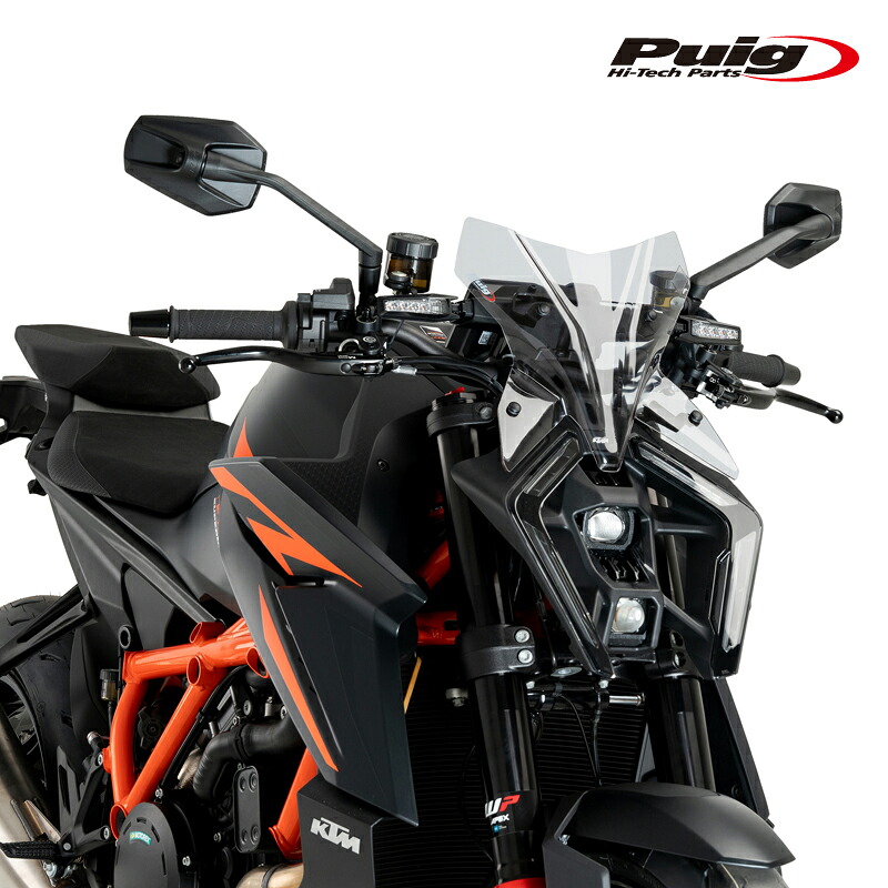 Puig 21906W WINDSHIELD NEW GENERATION SPORT [CLEAR] KTM 1390 SUPER DUKE R(24-25) 1390 SUPER DUKE R EVO(24-25) プーチ スクリーン カウル