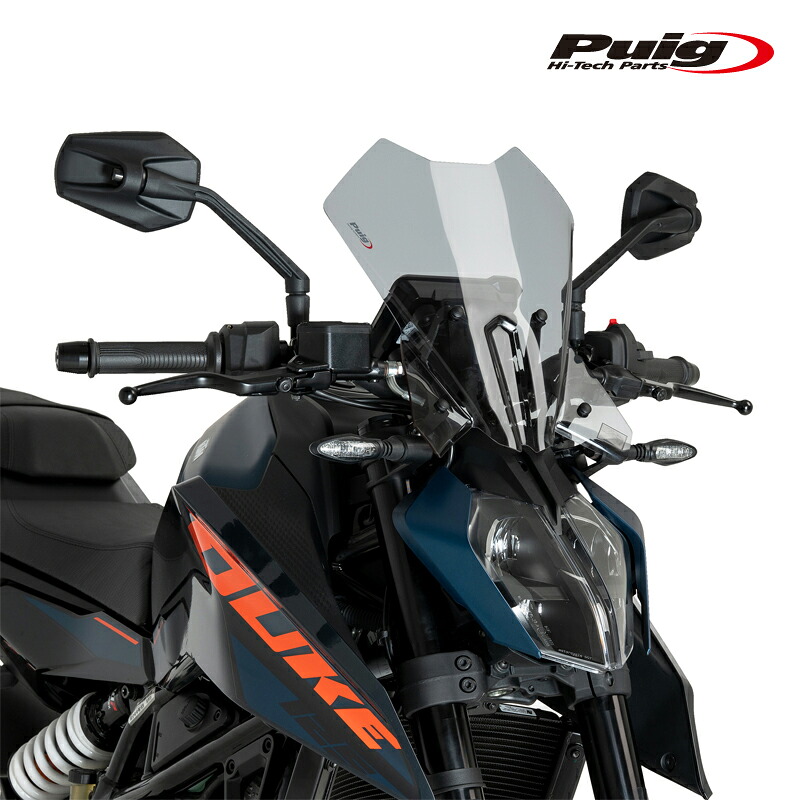 Puig 21998H NEW GENERATION WINDSHIELD TOURING [SMOKE] KTM 125/390 DUKE (24-25) プーチ スクリーン カウル