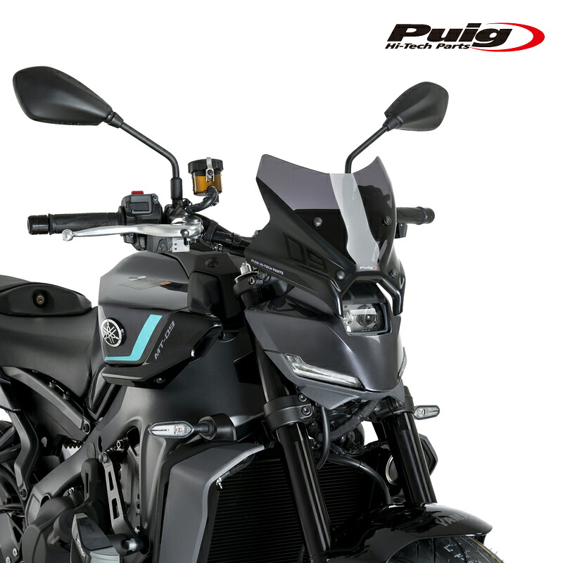 Puig 22077S WINDSHIELD NEW GENERATION SPORT [GRAPHICS] YAMAHA MT-09 / SP / Y-AMT (24-26) プーチ スクリーン カウル｜RAMBUTAN
