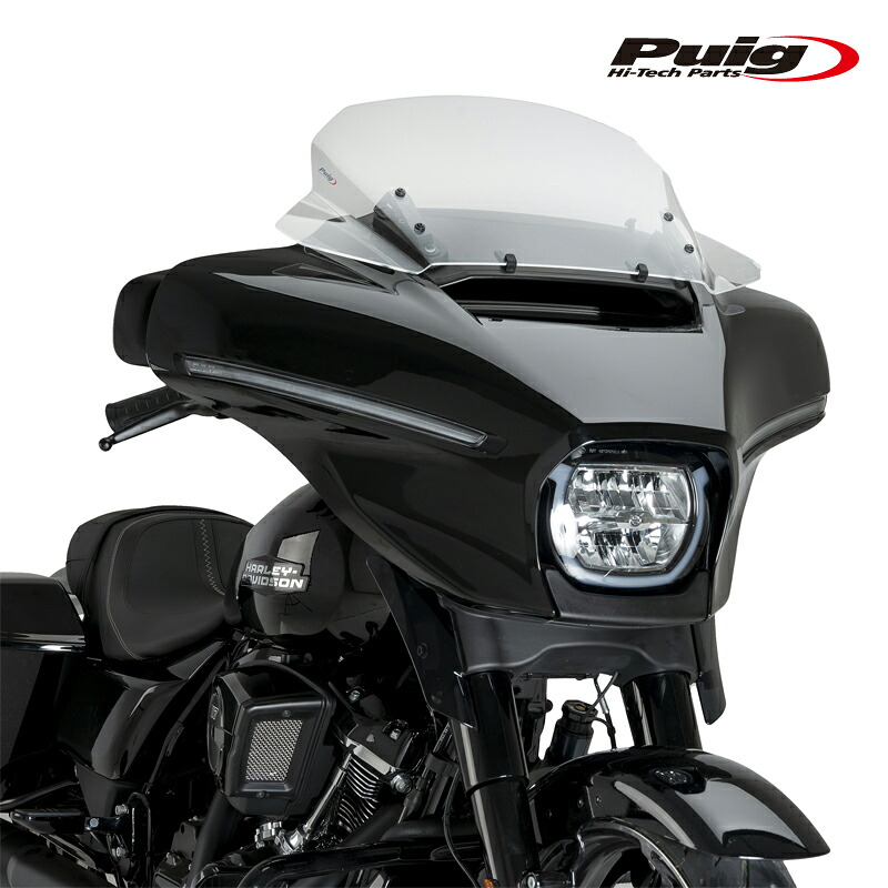 Puig 22110W HIGH-ROAD TOURING SCREEN [CLEAR] HARLEY DAVIDSON STREET GLIDE FLHX(24-25) プーチ スクリーン カウル