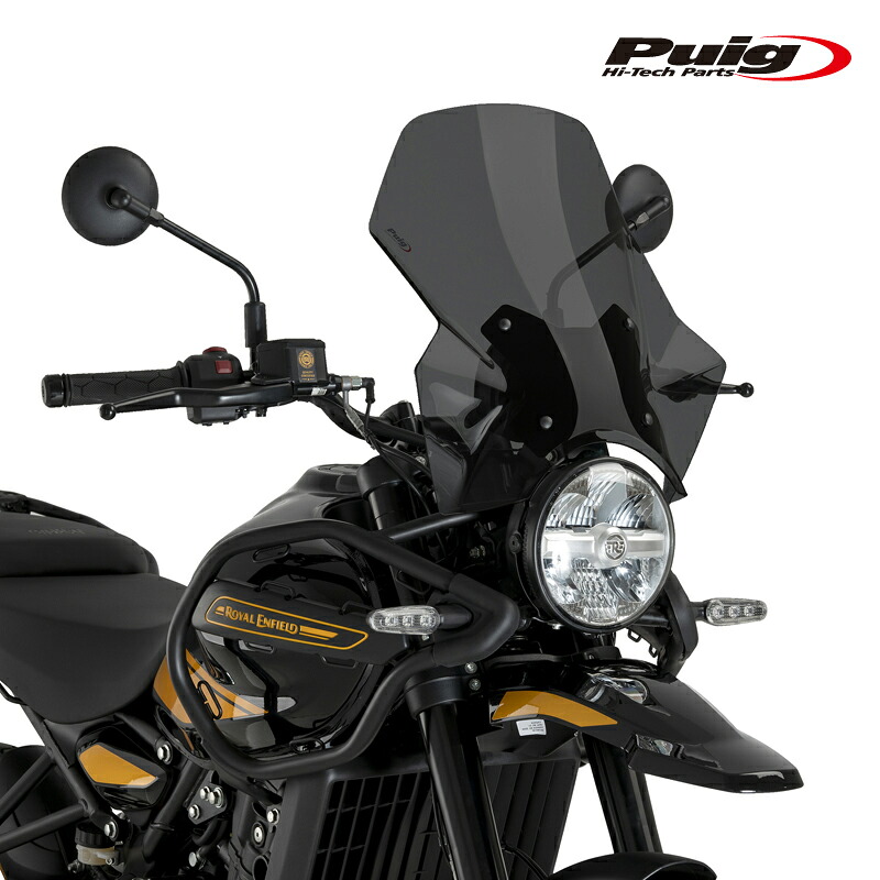 Puig 22113F ADJUSTABLE SCREEN [DARK SMOKE] ROYAL ENFIELD HIMALAYAN 450(24-25) プーチ スクリーン カウル