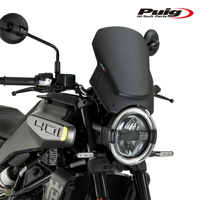 Puig 22188J NEW GENERATION SPORT NKSCREEN[MATT BLACK] HUSQVARNA SVARTPILEN 125(24-25) SVARTPILEN 401(24-25) プーチ　スクリーン カウル