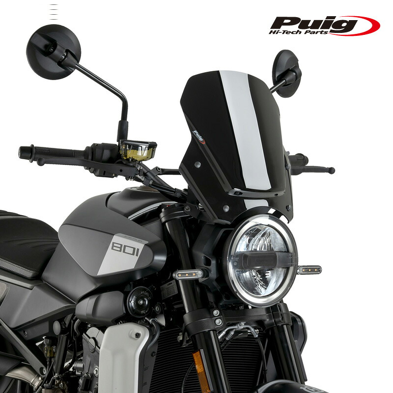 Puig 22189N NEW GENERATION SPORT [BLACK] HUSQVARNA SVARTPILEN 801 (24-25) プーチ　NKスクリーンSPORT｜RAMBUTAN