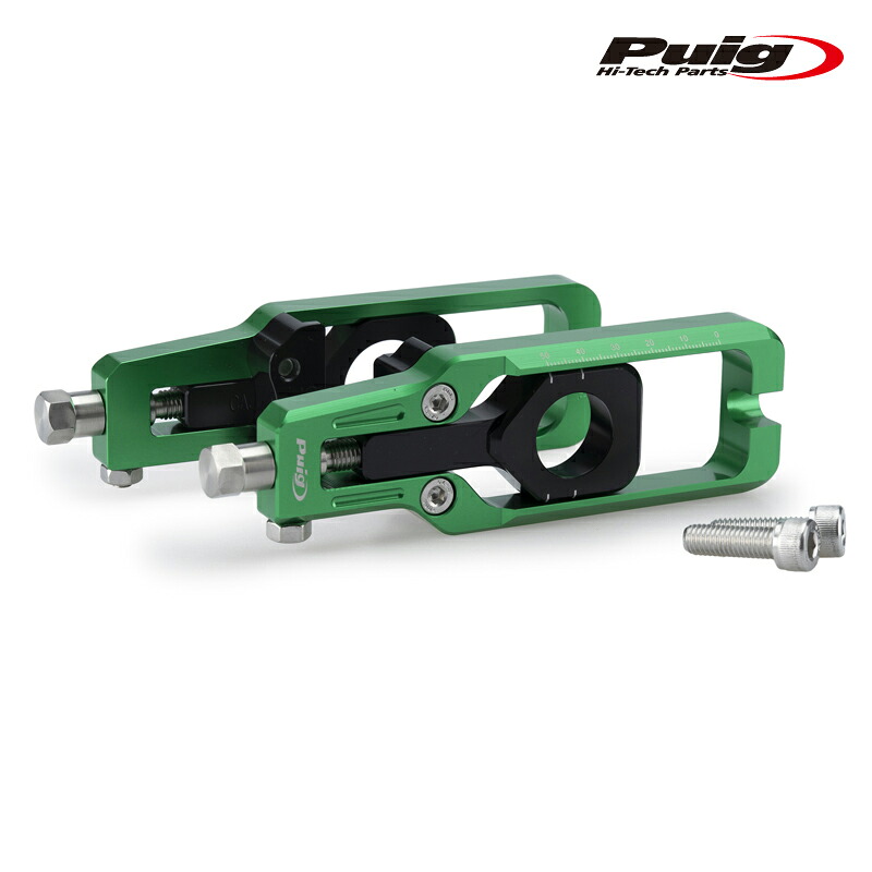 Puig 22204V CHAIN TENSIONER [GREEN] HONDA CBR600RR (20-25) プーチ チェーン テンショナー｜RAMBUTAN