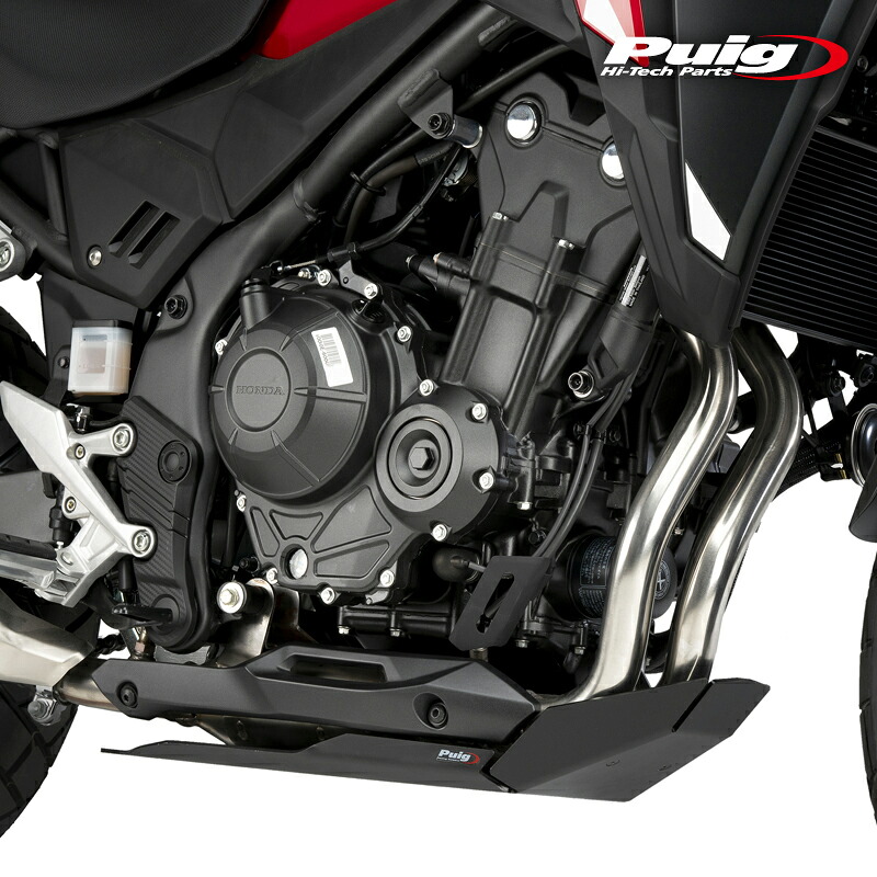 Puig Voorspatbord Verlenging – Voor Honda CB500X 2019-2021, Zwart ABS, Met Montageset
