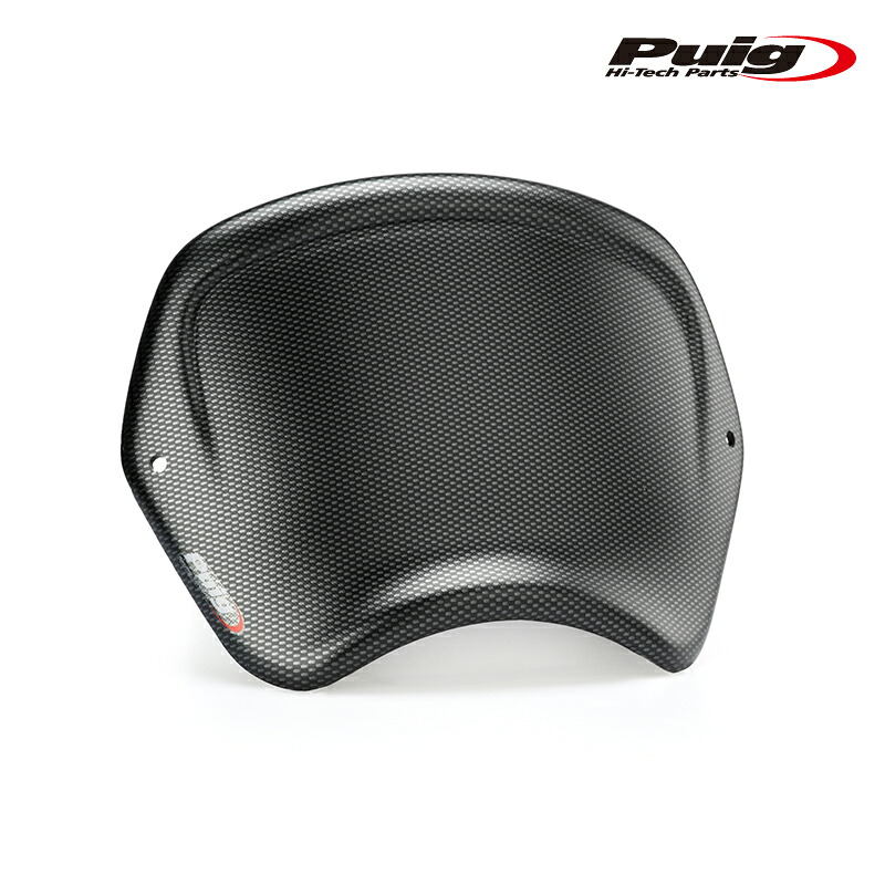 Puig 22223C ABS FRONTAL PLATE [CARBON LOOK] TRIUMPH SCRAMBLER 1200X (24-25) プーチ フロントパネル ゼッケンプレート