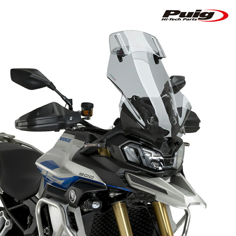 Puig 22318H TOURING SCREEN WITH VISOR [SMOKE] VOGE 900DSX (24-26) ツーリングスクリーン バイザー付き｜RAMBUTAN