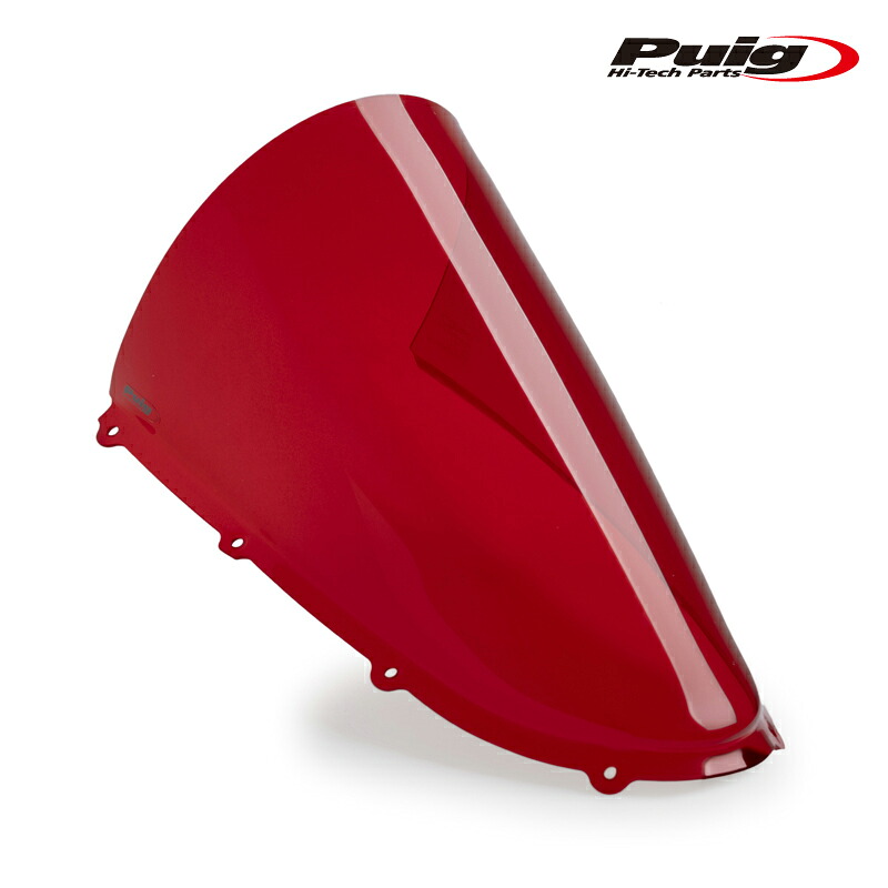 Puig 22333R R-RACER SCREEN [RED] DUCATI PANIGALE V4 (25-) PANIGALE V4R(25-) PANIGALE V4S (25-) プーチ スクリーン カウル｜RAMBUTAN