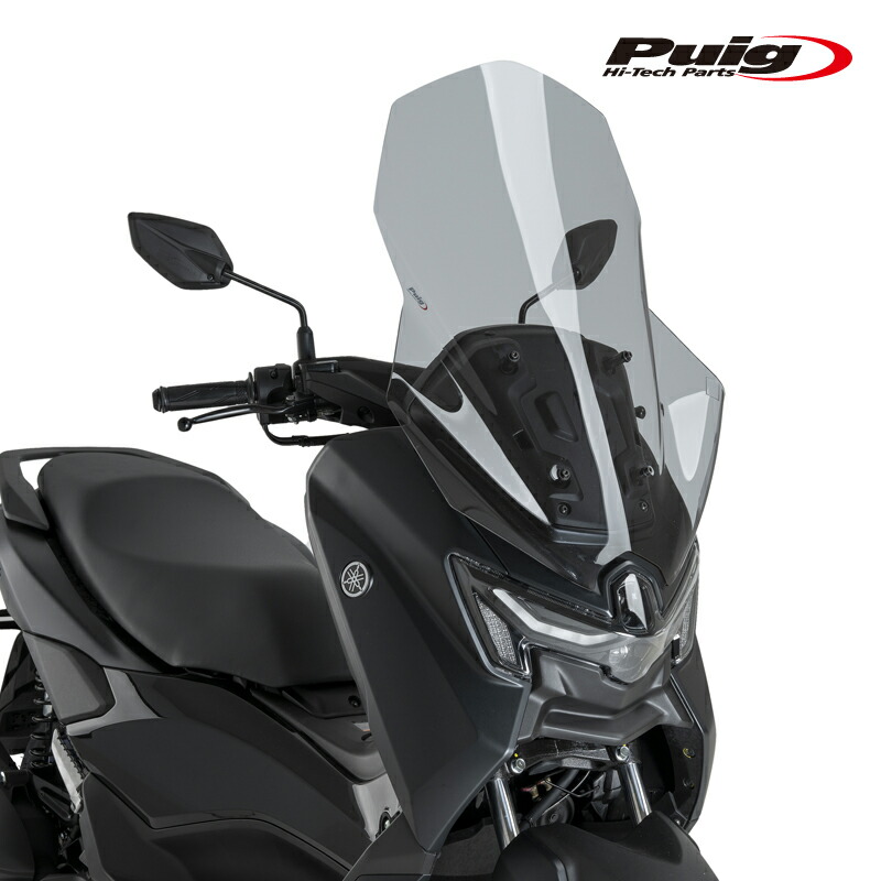 Puig 22407H WINDSHIELD V-TECH LINE TOURING [SMOKE] YAMAHA NMAX 125(25-) NMAX 125 TECH MAX(25-) プーチ スクリーン カウル