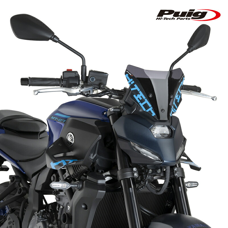 Puig 22412S NEW GENERATION SPORT [GRAPHICS] YAMAHA MT-07 Y-AMT (25-) MT-07 (25-) プーチ スクリーン カウル