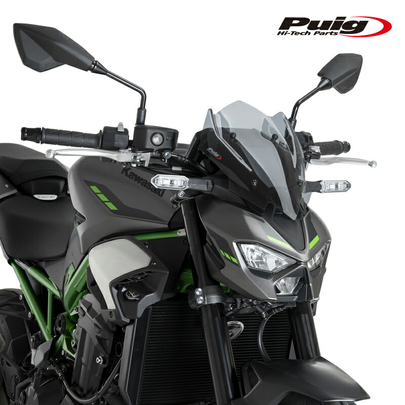 Puig 22439H NEW GENERATION SPORT [SMOKE] KAWASAKI Z900 (25-) Z900SE (25-) プーチ　スクリーン カウル