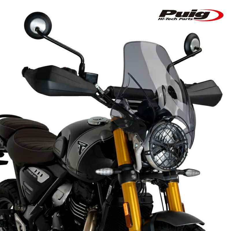 Puig 4620H WINDSHIELD PLUS [SMOKE] 汎用 プーチ スクリーン カウル