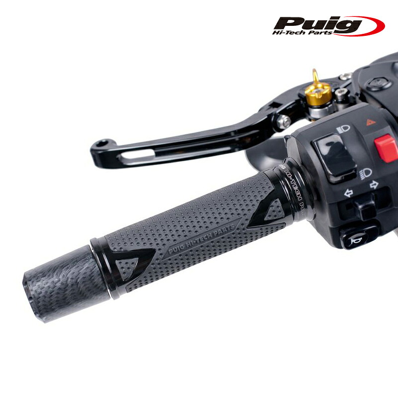 Puig 8191N RADIKAL GRIPS [BLACK] 123mm 汎用 ラディカル グリップ プーチ ハンドルバーエンド｜RAMBUTAN