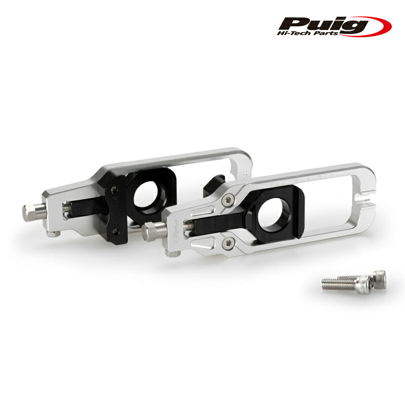 Puig 20691P CHAIN TENSIONER [SILVER] SUZUKI GSX-R600(11-16) SUZUKI GSX-R750(11-16) プーチ チェーン テンショナー｜RAMBUTAN