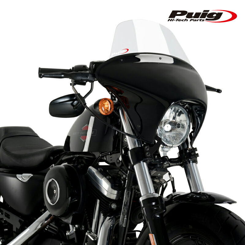 Puig 21056W BATWING SML WINDSHIELD TOURING [CLEAR] HARLEY DAVIDSON SPORTSTER FORTY-EIGHT XL1200X(15-20) プーチ スクリーン｜RAMBUTAN