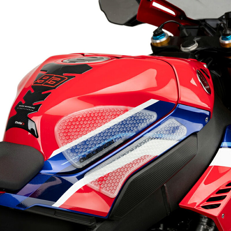Puig 21299W SPECIFIC SIDE TANK PADS [CLEAR] HONDA CBR1000RR-R FIREBLADE(20-25) プーチ サイド タンクパッド