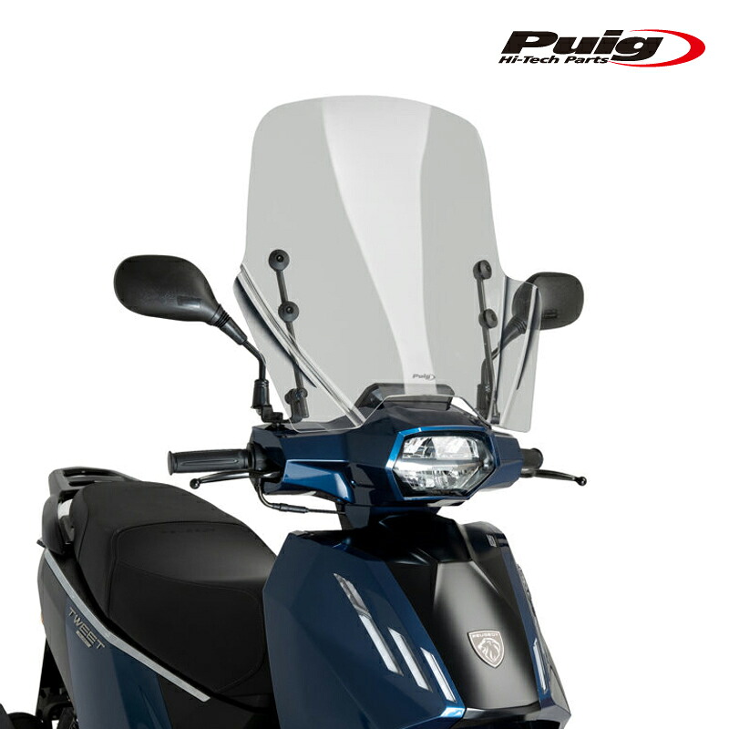 Puig 21703W WINDSHIELD T.X. [CLEAR] PEUGEOT TWEET 125 ACTIVE (23-) TWEET 125 GT (23/25-26) プーチ スクリーン カウル｜RAMBUTAN