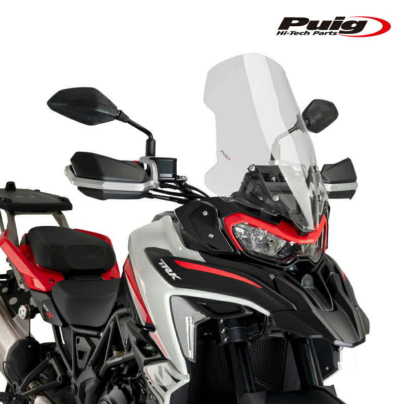 Puig 21754W TOURING SCREEN [CLEAR] BENELLI TRK 702 (23-24) プーチ ツ－リングスクリーン