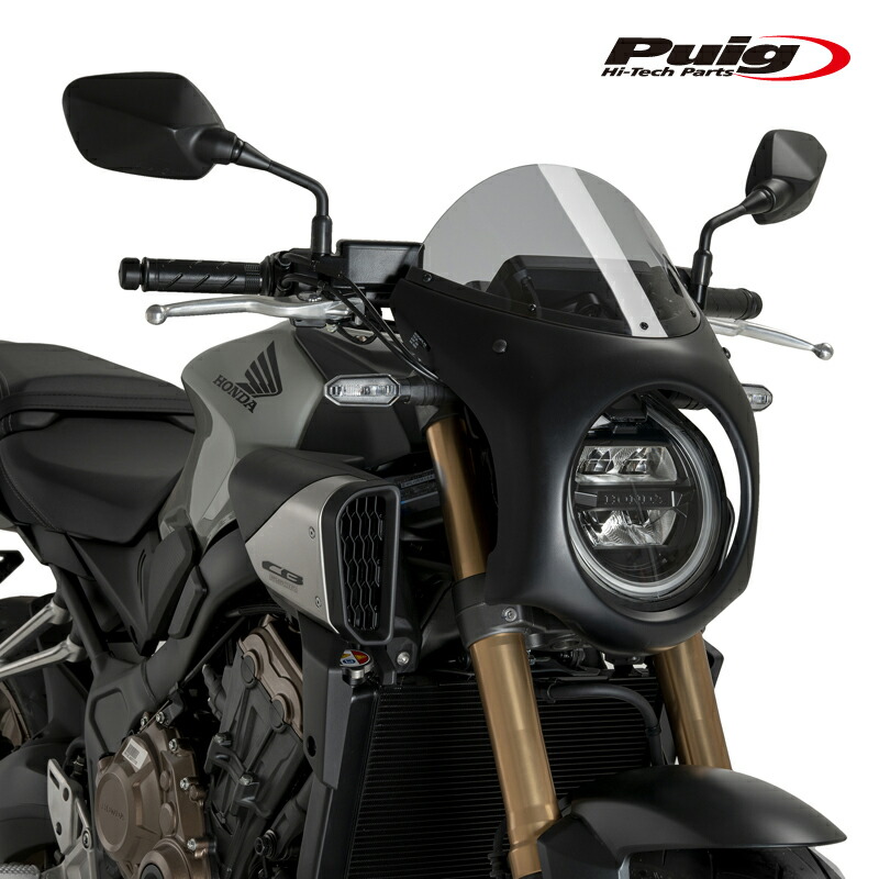 Puig 21962H RETRO SEMI FAIRING CARBON LIQUID HOUSING [CARBON LOOK/SMOKE] HONDA CB650R NEO SPORTS CAFE(24-) プーチ スクリーン カウル 27,970円
