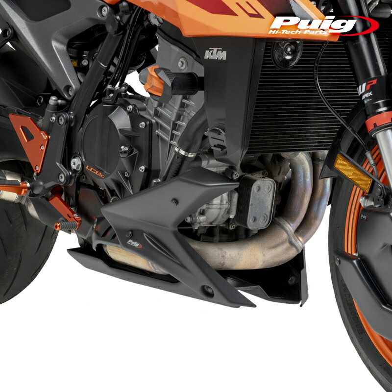 Puig 22228J ENGINE SPOILERS [MATT BLACK] KTM 990 DUKE(24-25) 990 DUKE R(24-25) プーチ エンジンスポイラー