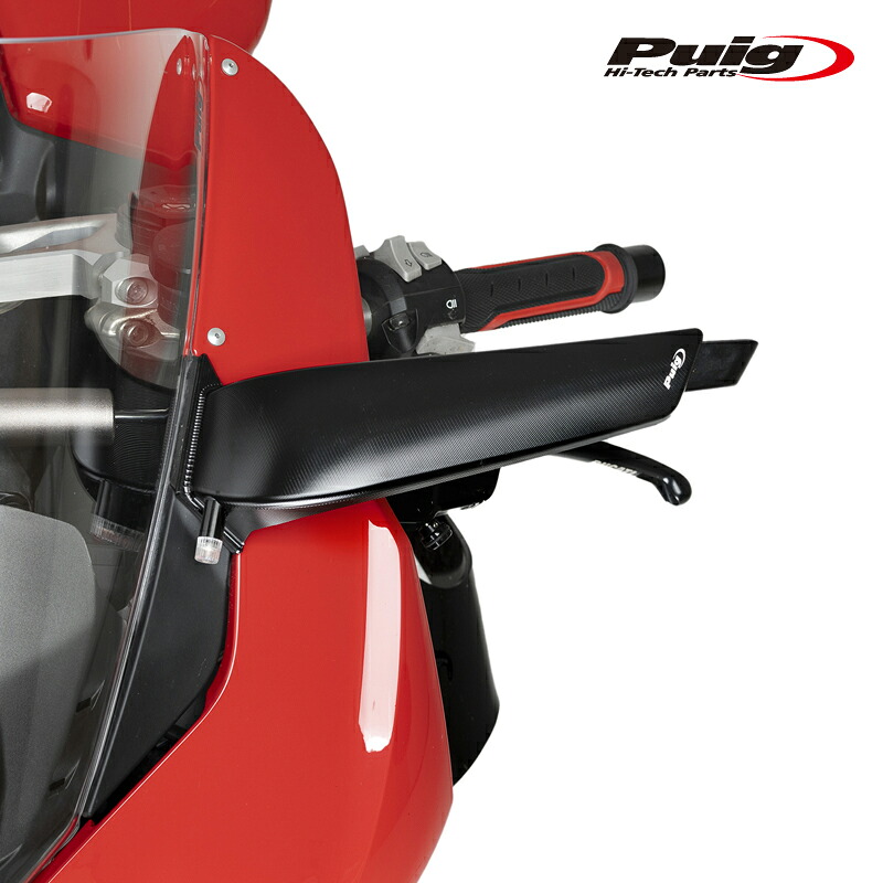 Puig 22297N REARVIEW MIRROR AILERON/L [BLACK] DUCATI PANIGALE V2/V4(24-) プーチ リヤビューミラー 左側